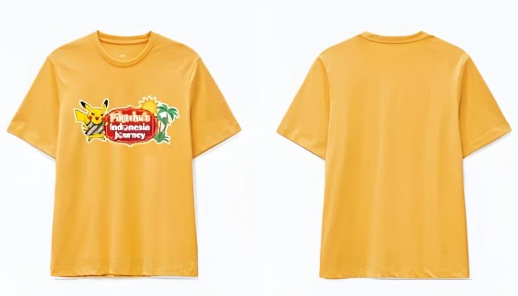 MERCH POKEMON - T-shirt Kids Kuning (ALL SIZE)