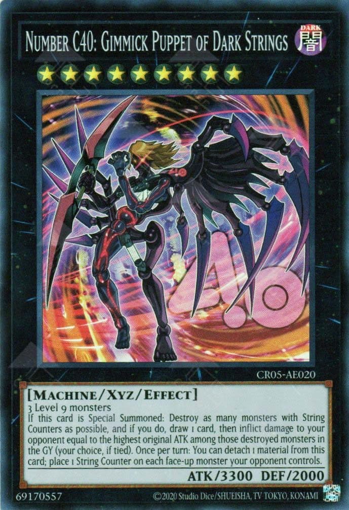 YU GI OH AE - CR05-AE017 - Number 40: Gimmick Puppet of Strings (SR)