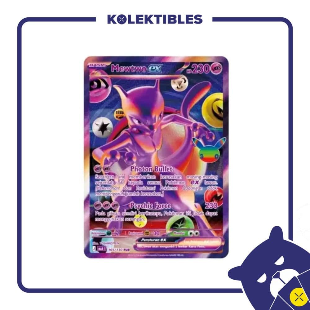 Pokemon Indo – MA6 165/130 FUR – Mewtwo Ex 01/294/02/11/111