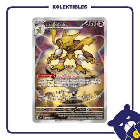 Pokemon Indonesia – MA1 138/126 AR Alakazam 01/134/02/11/111