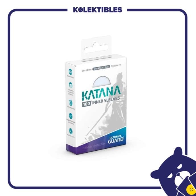 Ultimate Guard - 100 Katana Standard Inner Sleeves Transparent