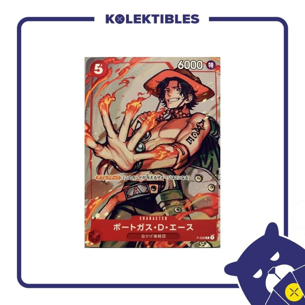 One Piece Japan - P-028 P - Portgas D. Ace (Promotional Pack) 01/194/02/11/111