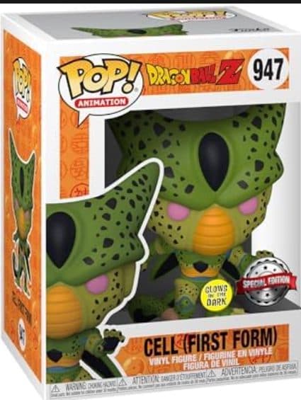 Dragon Ball Z - Cell 1st First Form Glow in the Dark - Funko
