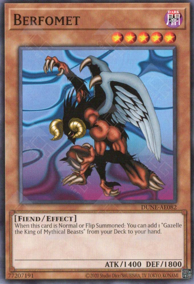 YU GI OH AE - Single Card - DUNE-AE082 Berfomet (N)