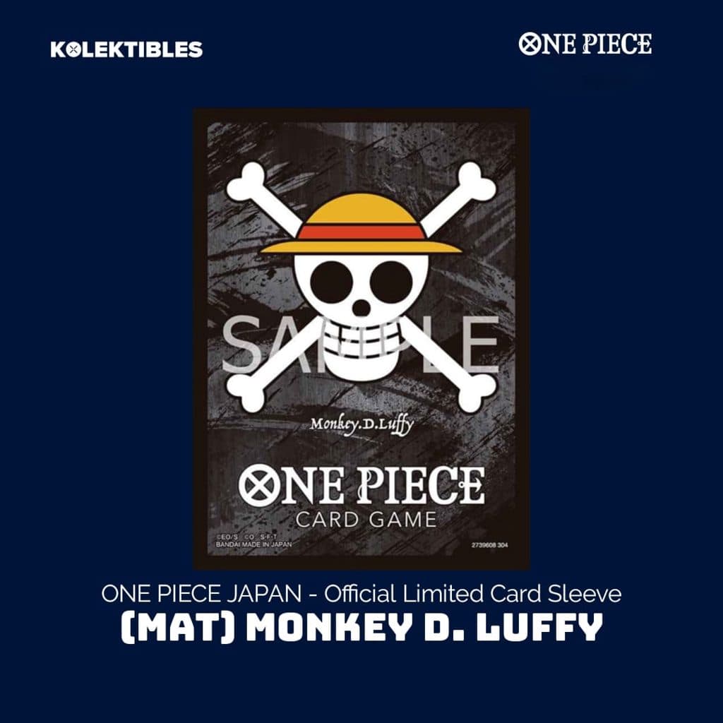 ONE PIECE JAPAN - Official Limited Card Sleeve (Mat) MONKEY D. LUFFY