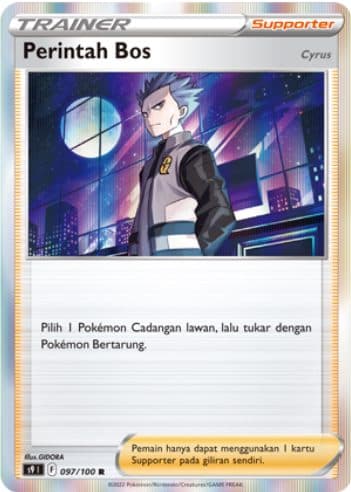 Pokemon Indonesia - s9 097/100 Holo - Perintah Bos 01/153/02/11/111
