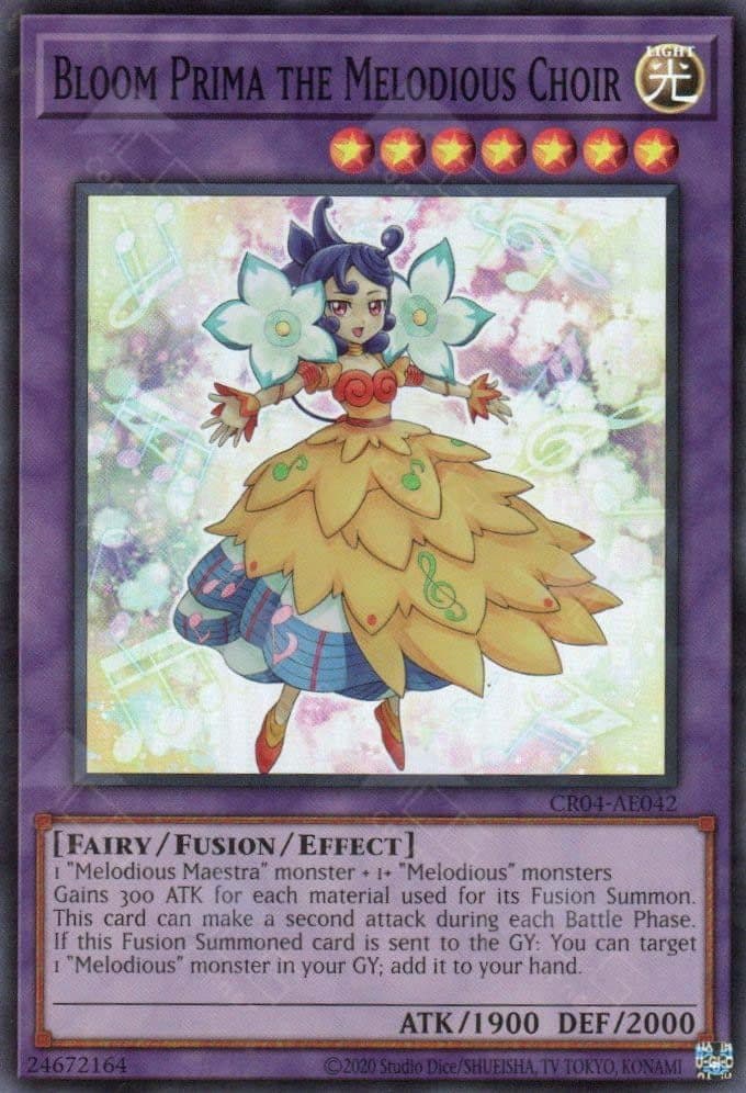 YU GI OH – CR04 – Bloom Prima The Melodious Choir SR
