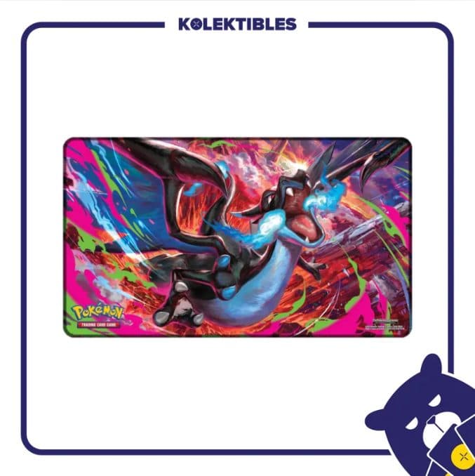 Pokemon Accessories - Playmat featuring Mega Charizard X