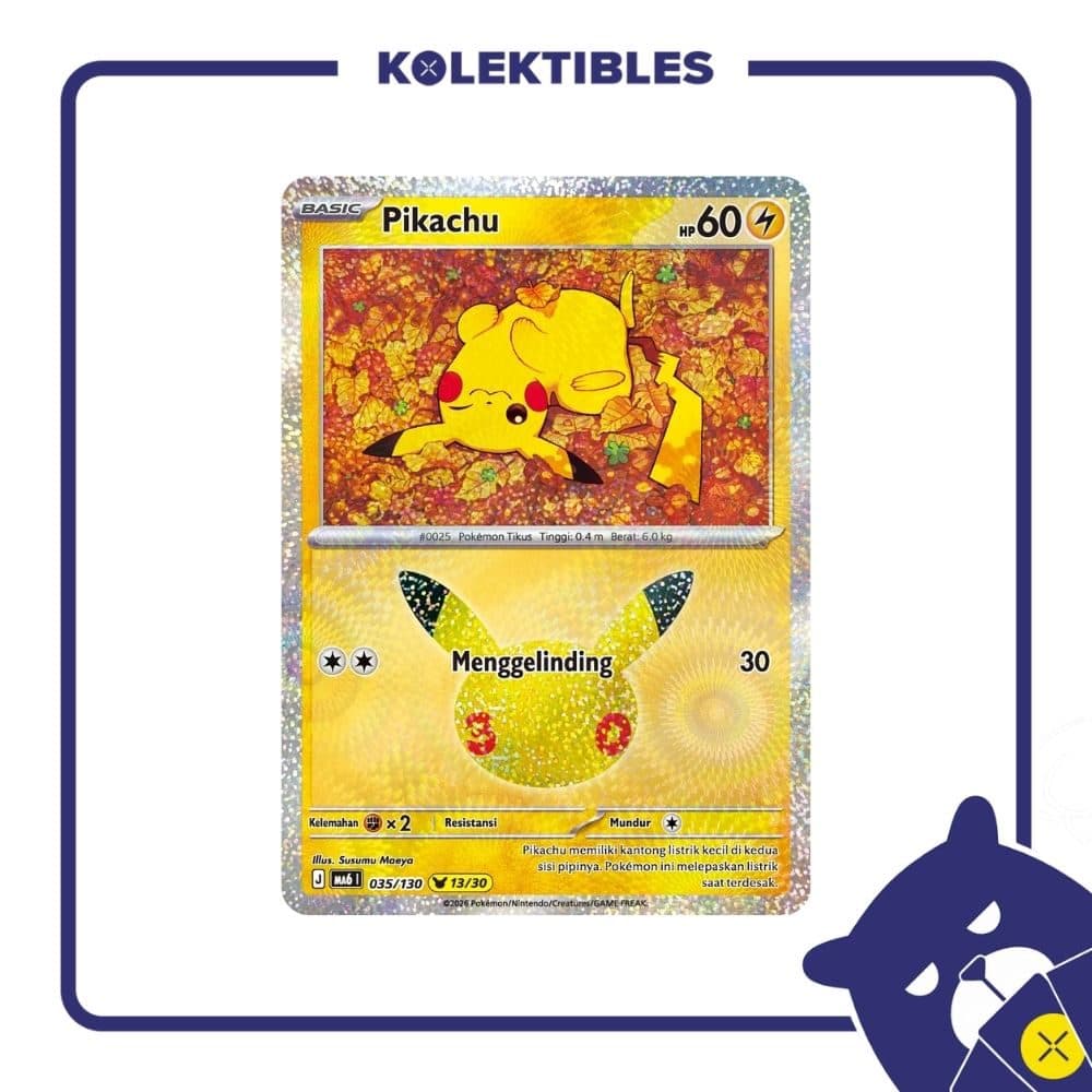 Pokemon Indonesia - MA6 035/130 – Pikachu 13/30