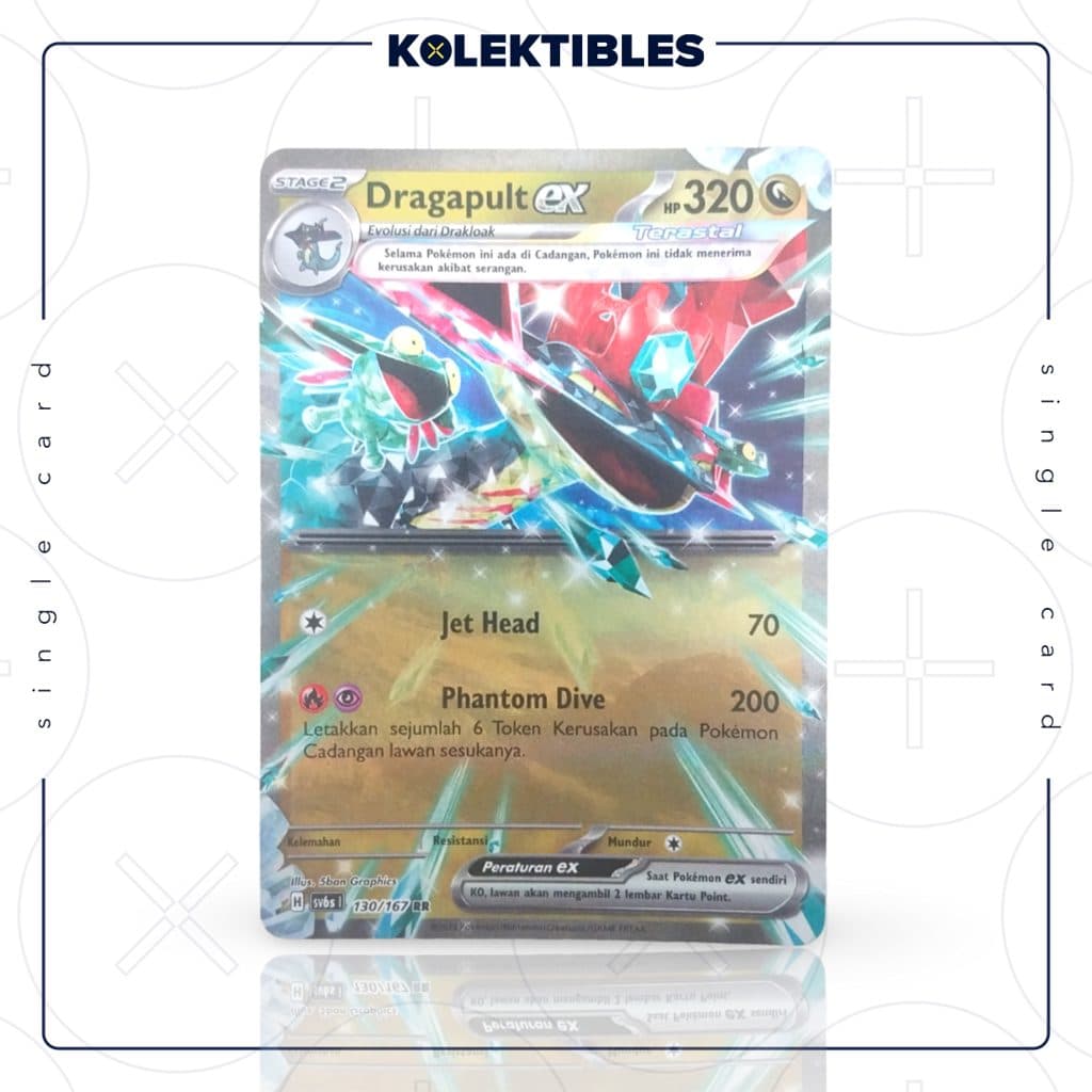 POKEMON SV6s - 130/167 RR - Topeng Transfigurasi Dragapult EX