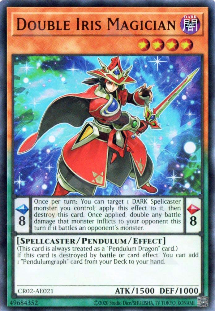 YU GI OH AE - Single Card - CR02-AE021 Double Iris Magician (UR)