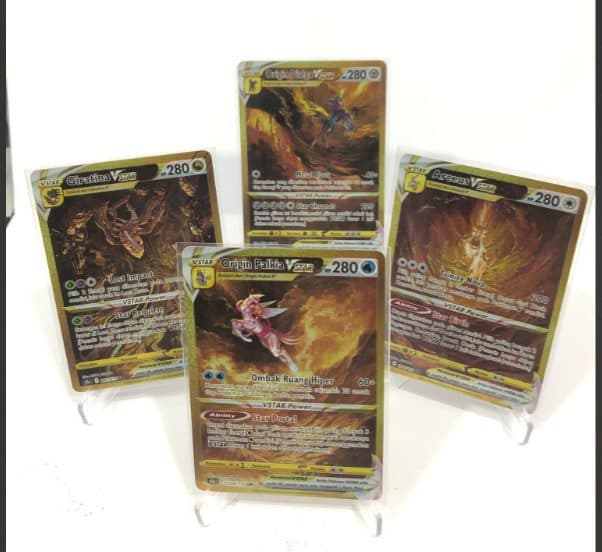 BUNDLING - Pokemon Indonesia – s12a (Origin Palkia VSTAR, origin dialga VSTAR, giratina VSTAR, arceus VSTAR) UR 01/006/02/11/111