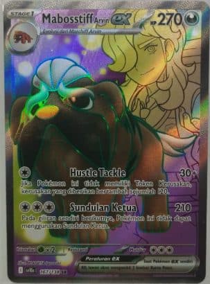 Pokemon Indonesia - SV10s 167/138 SR - Mabosstiff Arvin EX