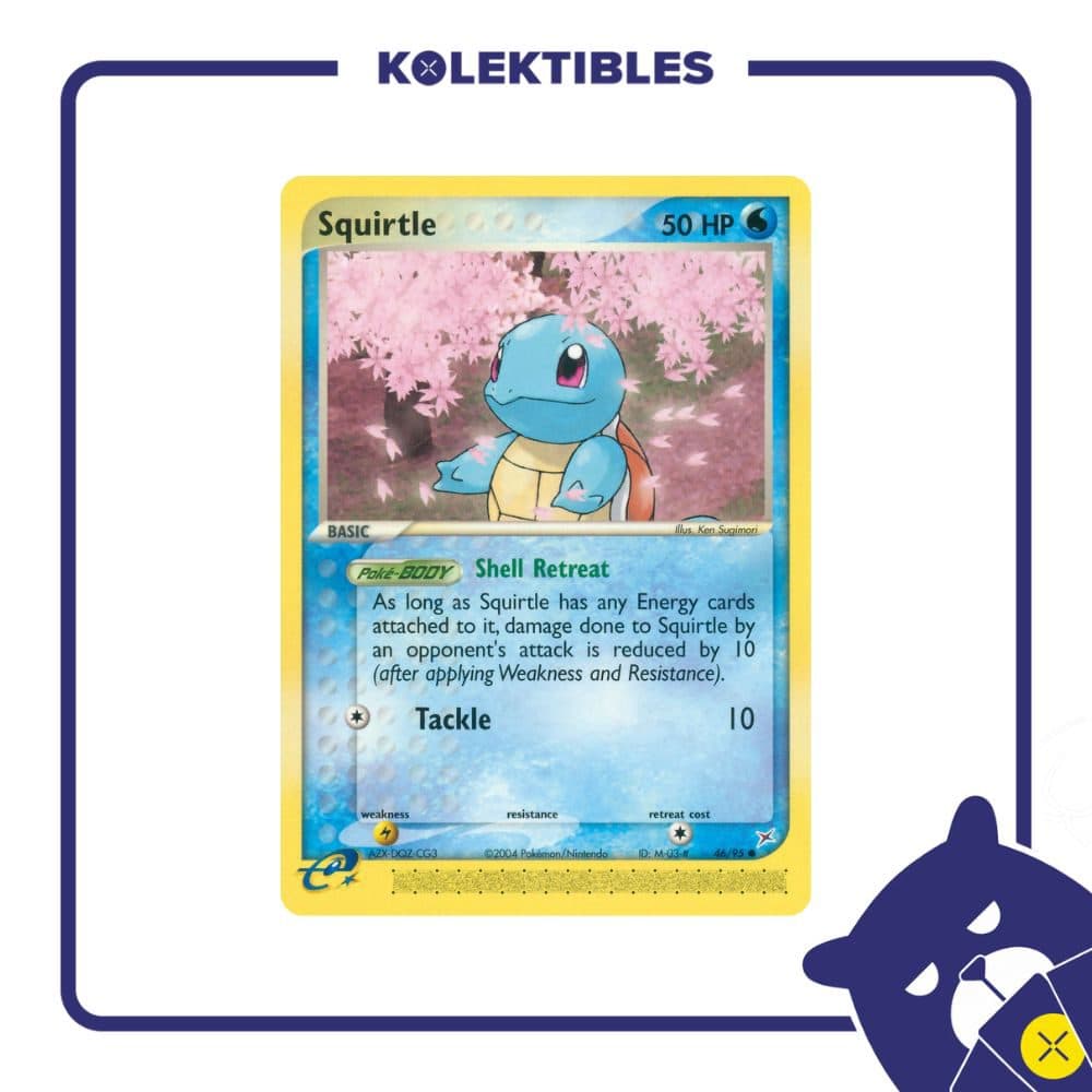 Pokemon English - Magma Vs Aqua 46/95 - Squirtle - 01/280/02/11/111