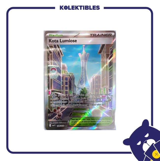 Pokemon Indonesia - MA4 158/123 SR - Kota Lumiose