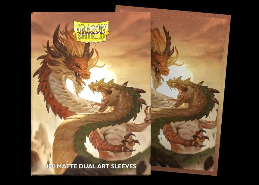 DRAGON SHIELD - 100 STD Matte Art Sleeves – 2025 Wood Snake