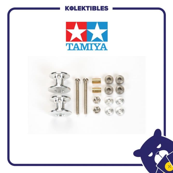 Tamiya – 95379 – JR Lightweight Double Aluminum Rollers (13-12mm)