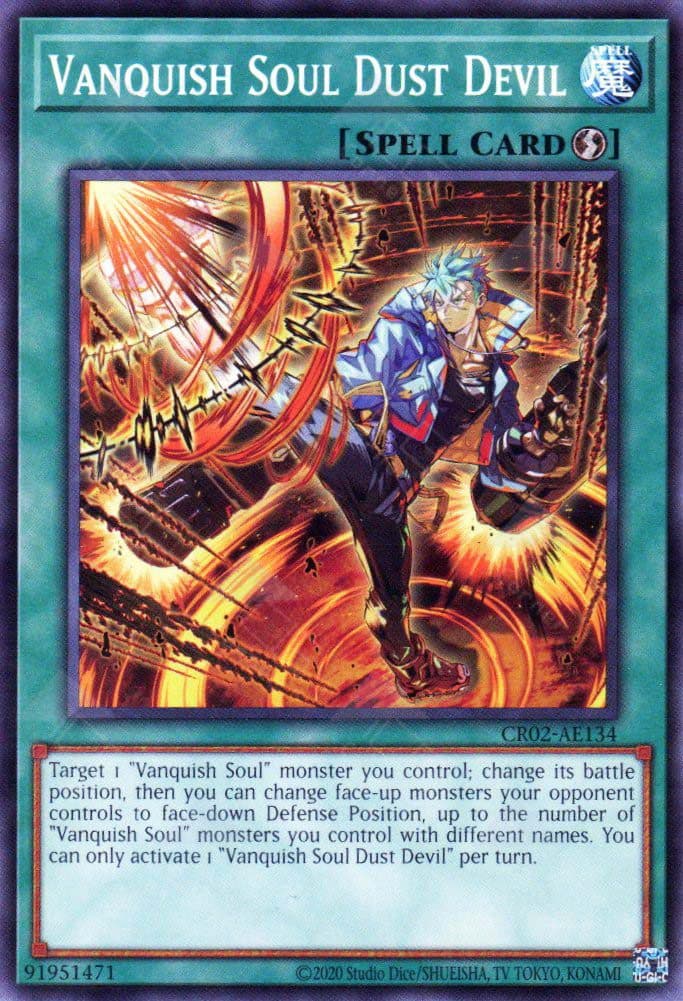 YU GI OH AE - Single Card - CR02-AE134 - Vanquish Soul Dust Devil (N)