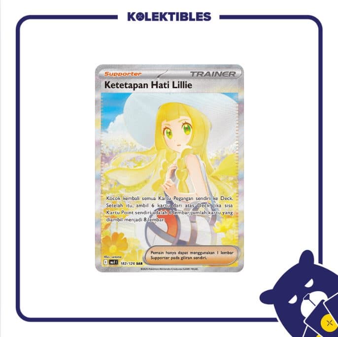 Pokemon Indonesia - MA1 182/126 SAR - Ketetapan Hati Lillie