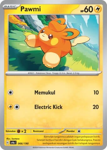 POKEMON INDONESIA SV4A PAWMI – 066/190 Reverse Holo