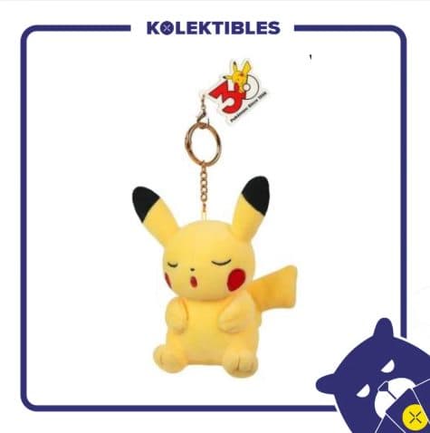 Plush Keychain – 30th Anniv Pikachu Expression Series – Fast Asleep 01/290/032/11/111