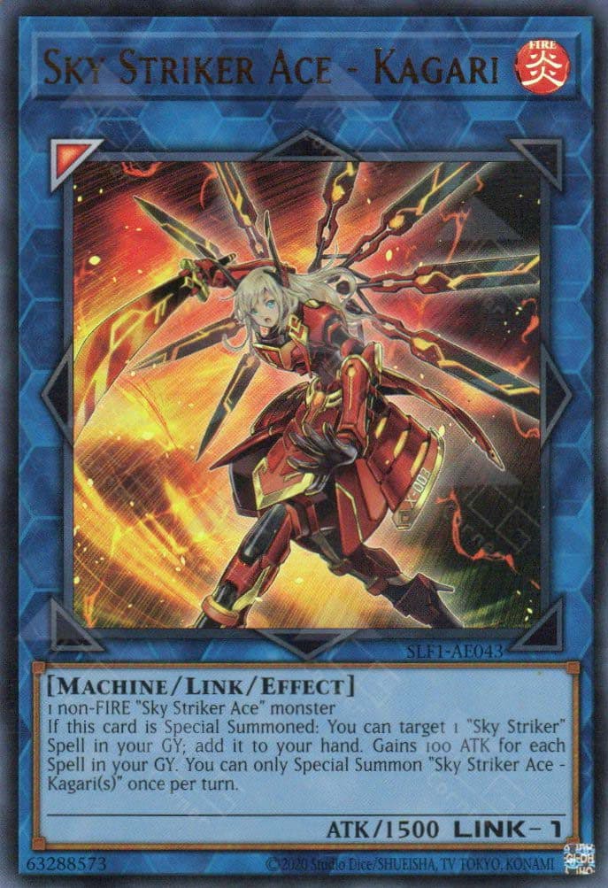 YU GI OH AE – SLF1-AE043 Sky Striker Ace - Kagari (UR)