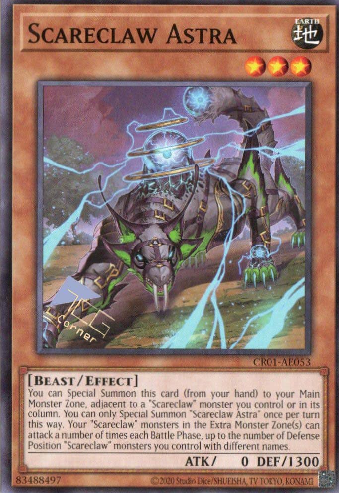 YU GI OH AE - Single Card - CR01-AE053 Scareclaw Astra (N)