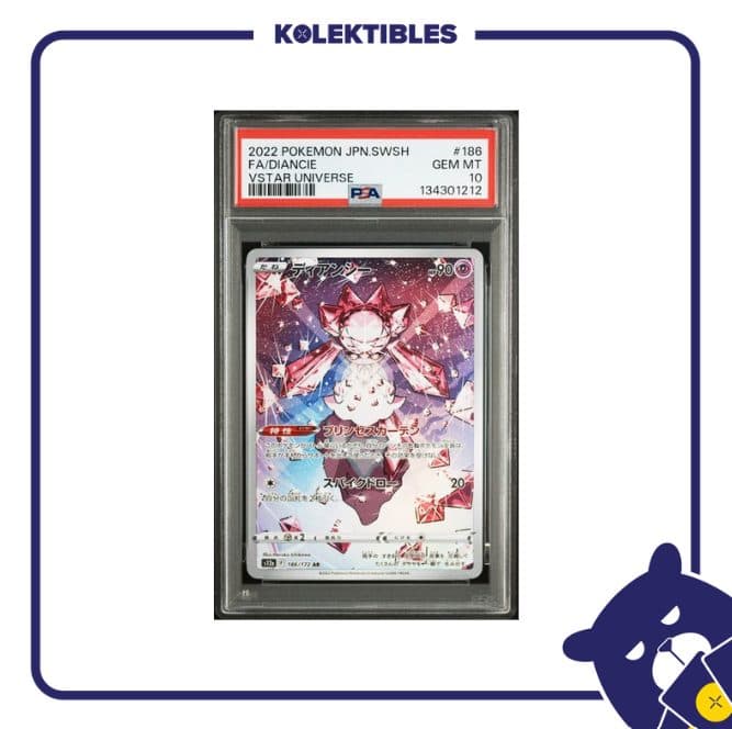 Diancie 186 AR - Pokemon SWSH Vstar Universe 2022 Japan - PSA 10