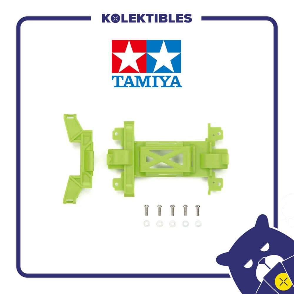 Tamiya - 95437 - Reinforced Gear Cover (for MS Chassis) Flurescent Green Mini 4WD Station