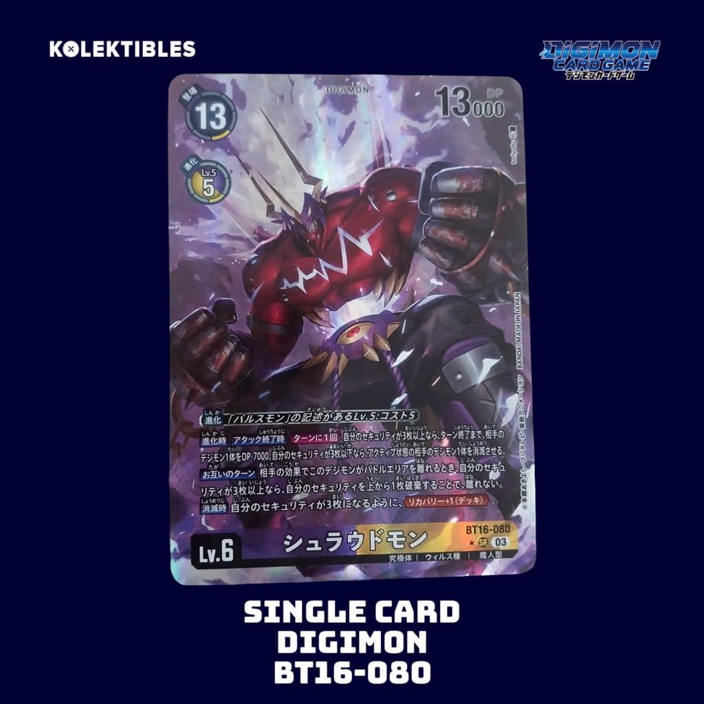 DIGIMON JAPAN - BT16 080 Shroudmon (Parallel) SR*