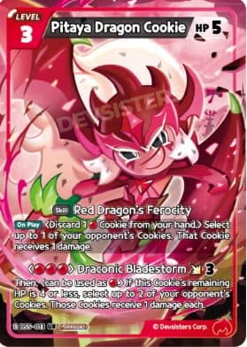 COOKIE RUN BS3-010 UR Pitaya Dragon Cookie