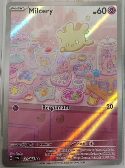 POKEMON INDONESIA SV7s - 181/166 AR - Milcery