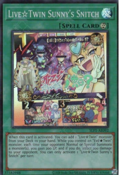 YU GI OH AE - SLF1-AE092 Live?Twin Sunny's Snitch (SR)