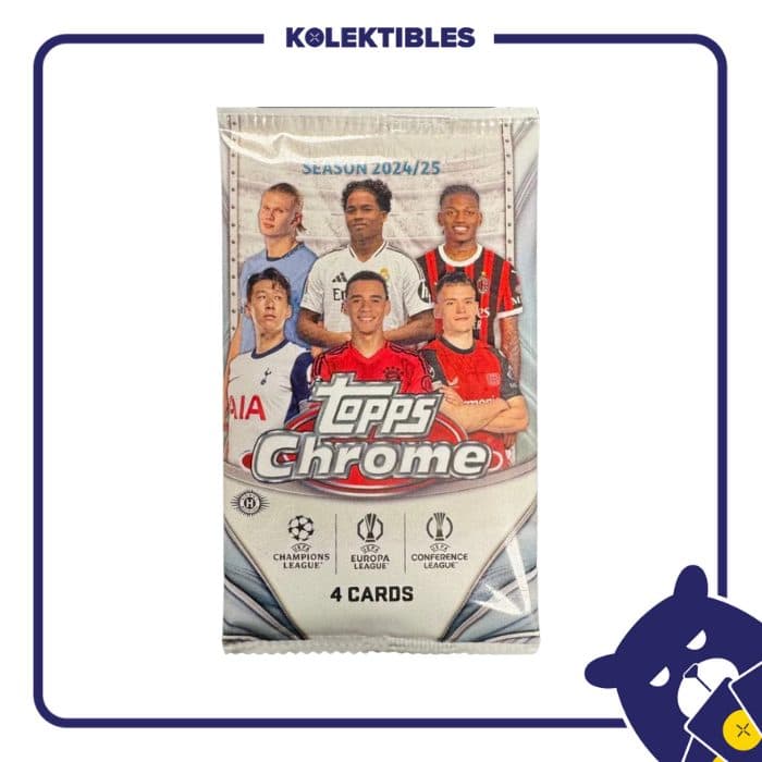 Top’s Chrome UEFA Club Competition – 2024-25 – Booster Pack 01/138/02/20/188