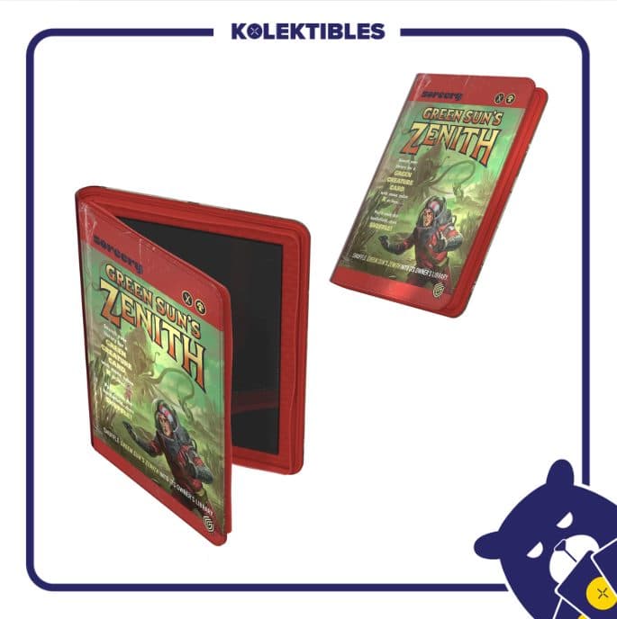 Ultimate Guard - ZipFolio 360 - 18 Pocket XenoSkin MTG Tarkir Eternities - Green Sun's Zenith