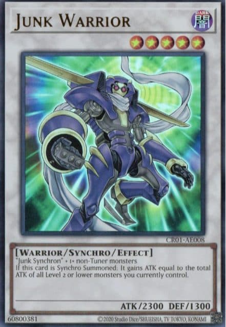 YU GI OH AE - Single Card - CR01-AE008 Junk Warrior (UR)