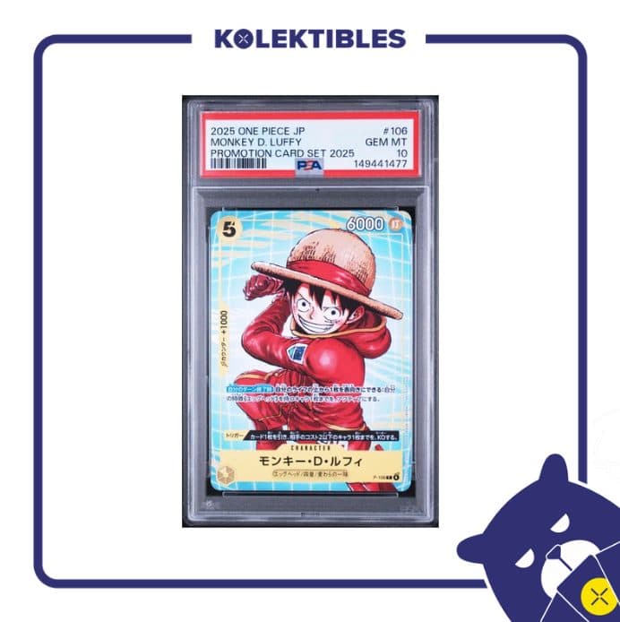 Monkey D. Luffy 106 - One Piece Promotion Card Set 2025 Japan - PSA 10