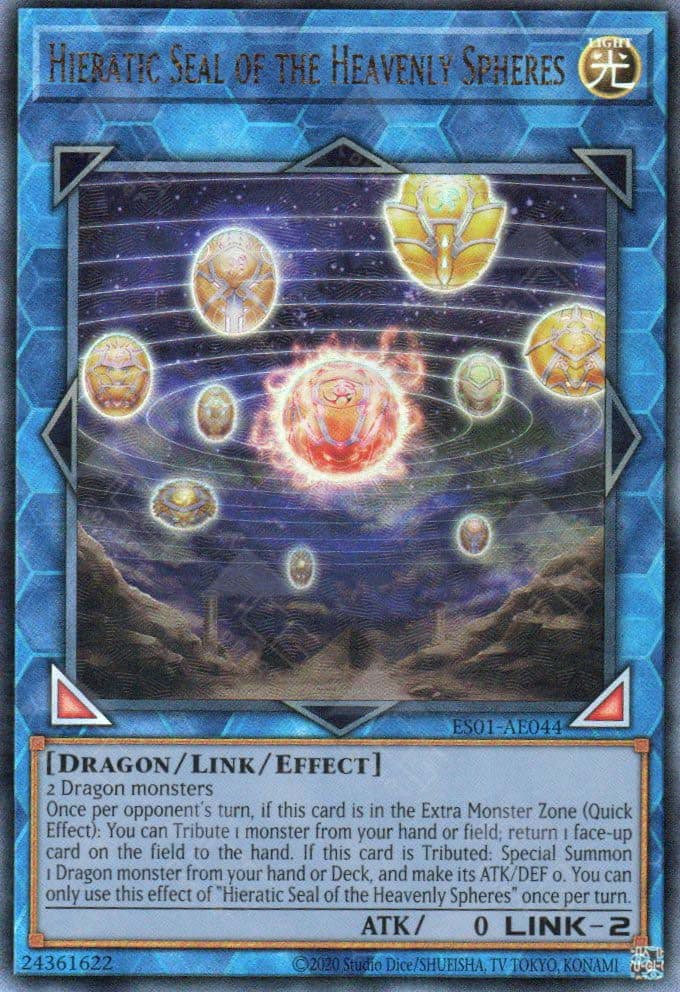 YUGIOH AE ES01-AE044 Hieratic Seal of the Heavenly Spheres (UL)