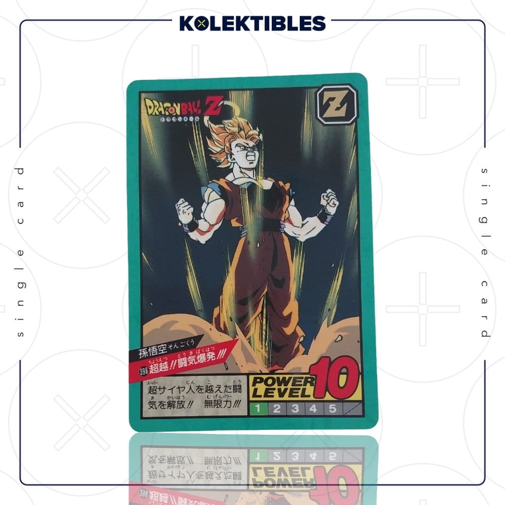 Vintage Card - Dragon Ball Z - Power 398 / 1994