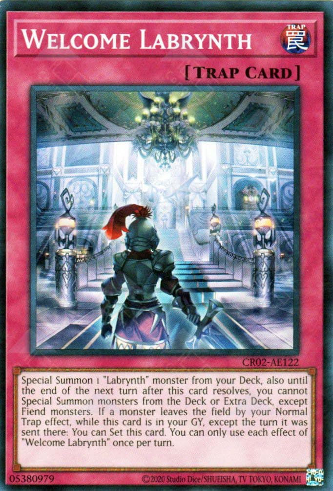 YU GI OH AE - Single Card - CR02-AE122 Welcome Labrynth (SR)