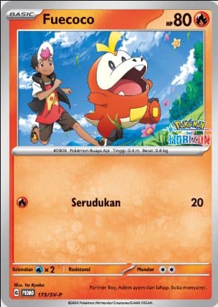 POKEMON INDONESIA – Promo Fuecoco 173/SV-P