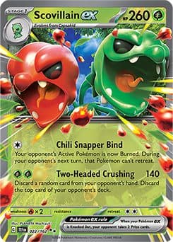 POKEMON ENGLISH - Temporal Force Scovillain Ex 022/162
