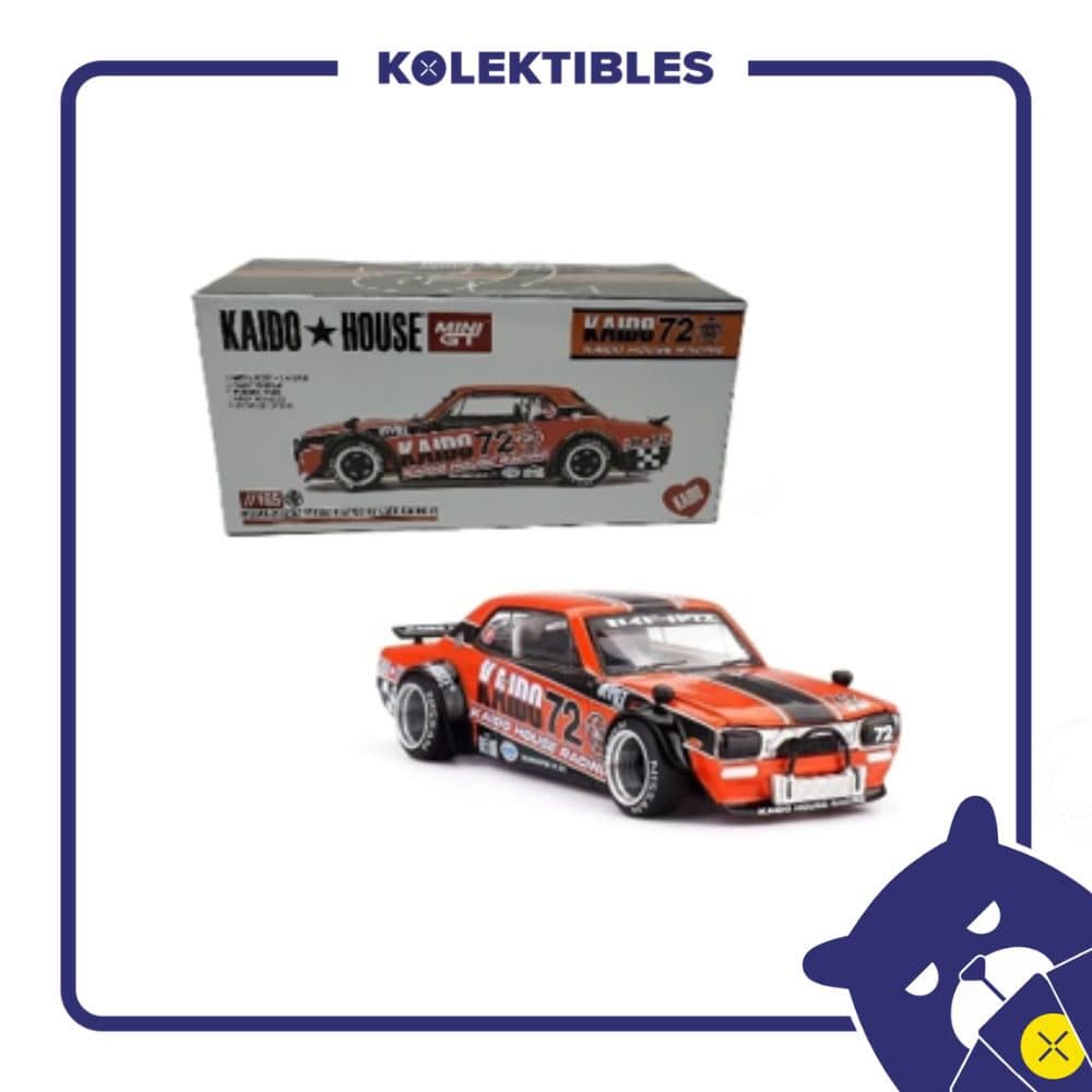 Kaido House Mini GT - 195 Nissan Skyline 2000GT-R (KPGC 10) Kaido Racing V1 01/159/07/22/190