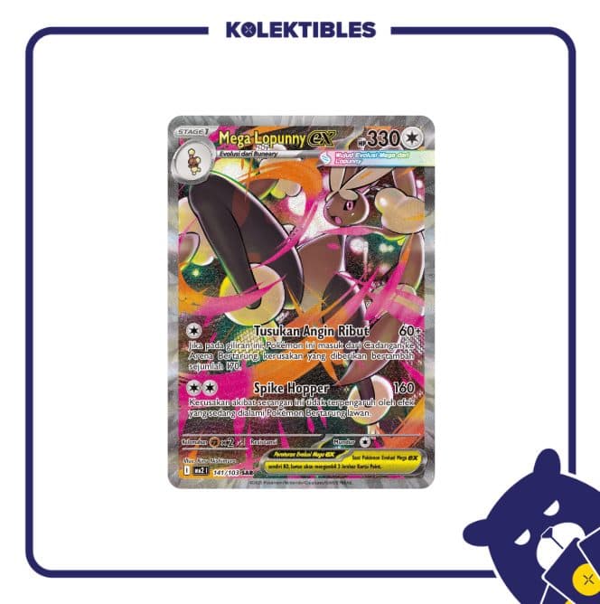 Pokemon Indonesia – MA2 141/103 SAR - Mega Lopunny Ex