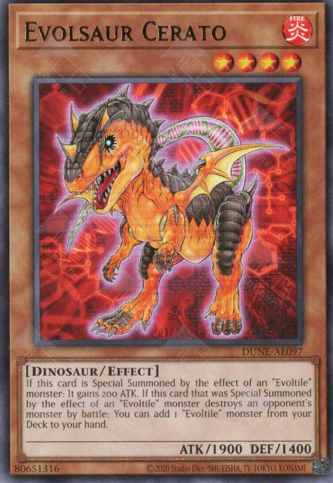 YU GI OH AE - Single Card - DUNE-AE097 Evolsaur Cerato (R)