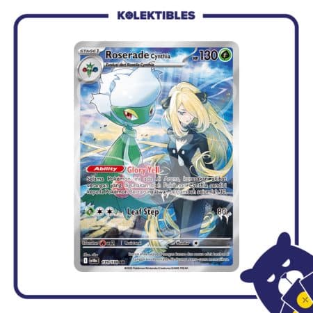 Pokemon Indonesia - SV10s 139/138 AR - Roserade Cynthia