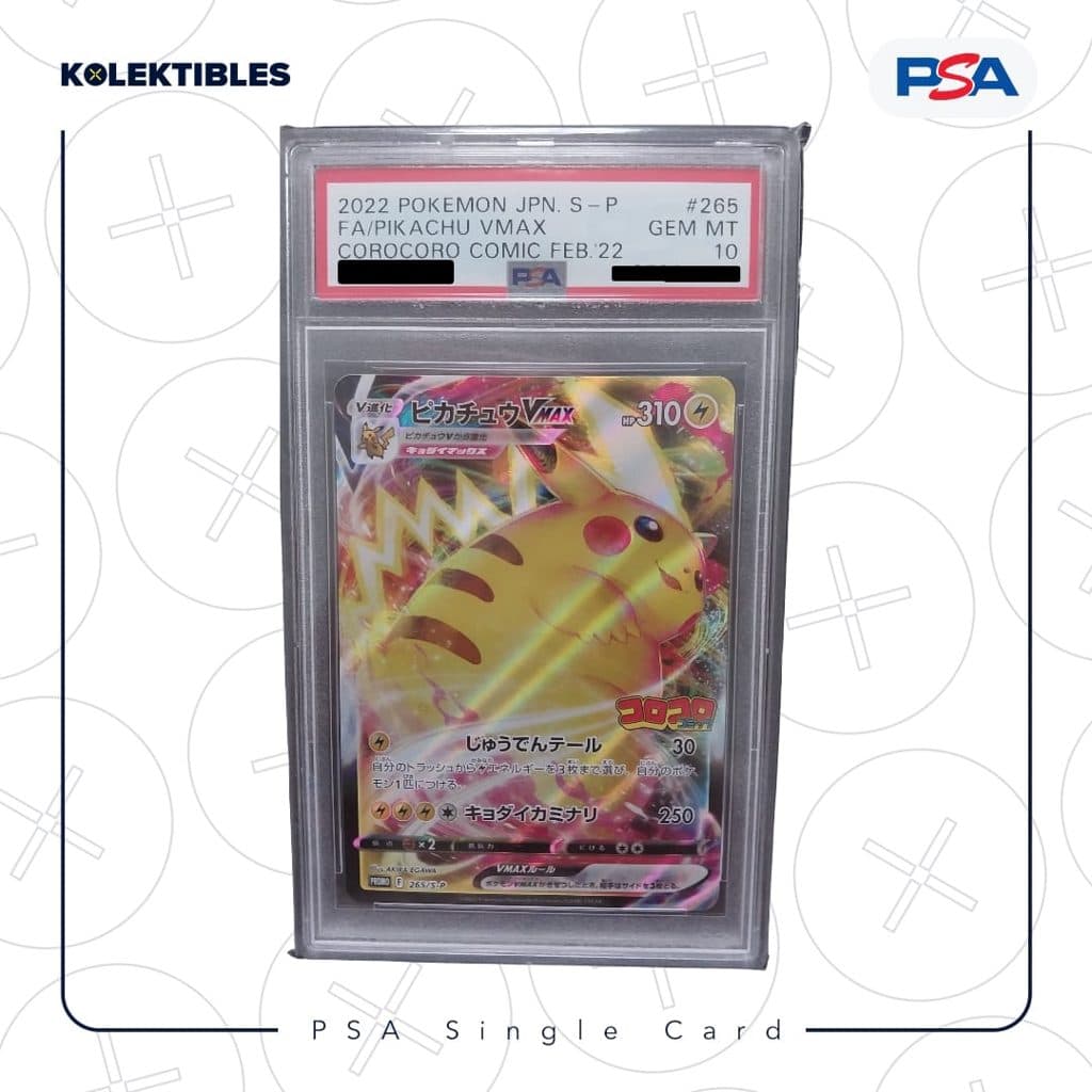 2022 Pokemon JPN FA/Pikachu Vmax Corocoro Comic 265/S-P - PSA