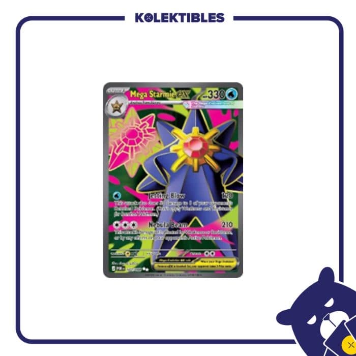 Pokemon English – POR en 102/088 Mega Starmie Ex 01/240/02/11/112