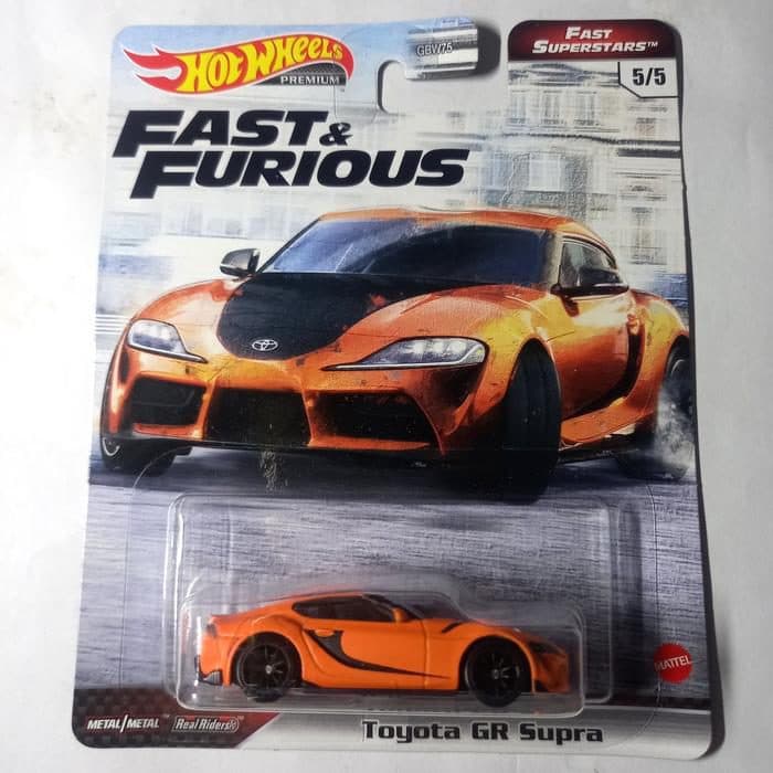 Hot Wheels Premium - Fast Furious Toyota GR Supra 01/133/07/22/190
