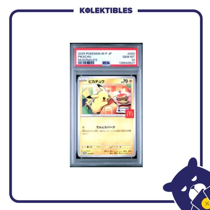 Pikachu 020 – Pokemon M-P 2025 Japan – PSA 10 136649627 01/237/02/26/113